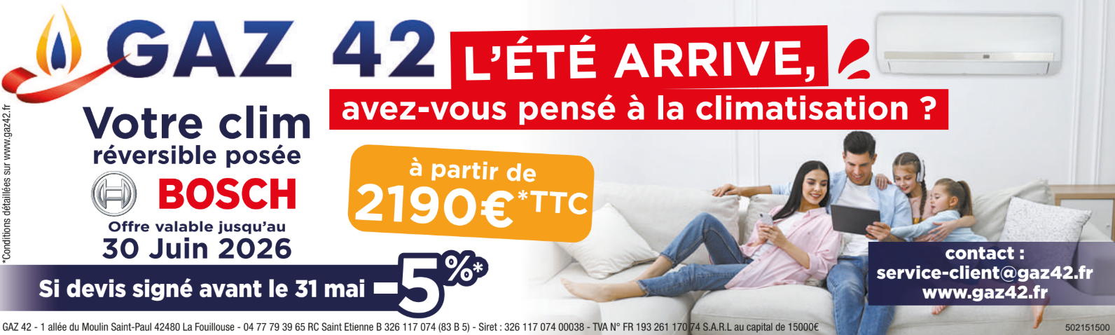 offre clim Loire 42