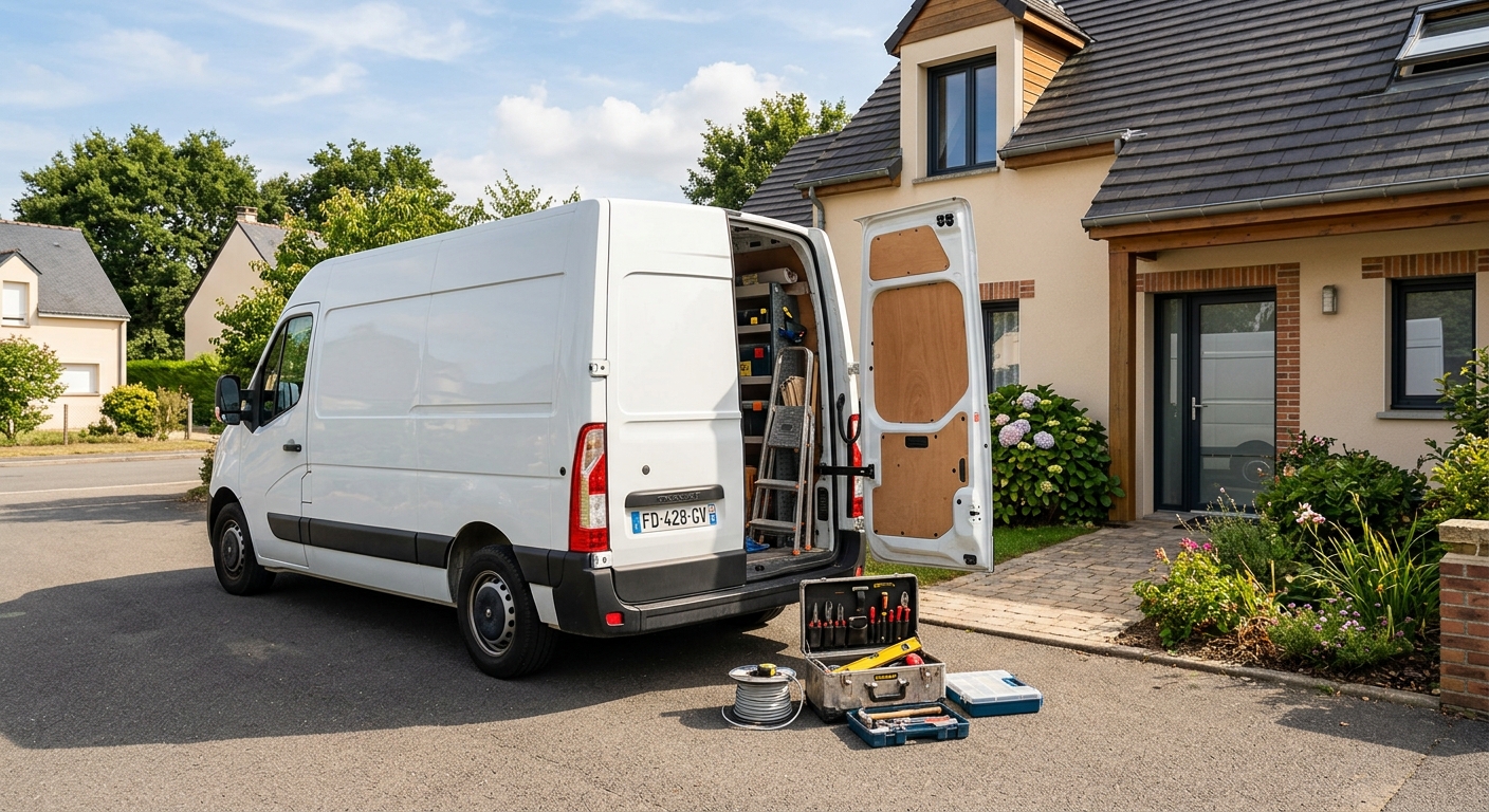 Camionnette utilitaire GAZ 42 à Saint-Étienne